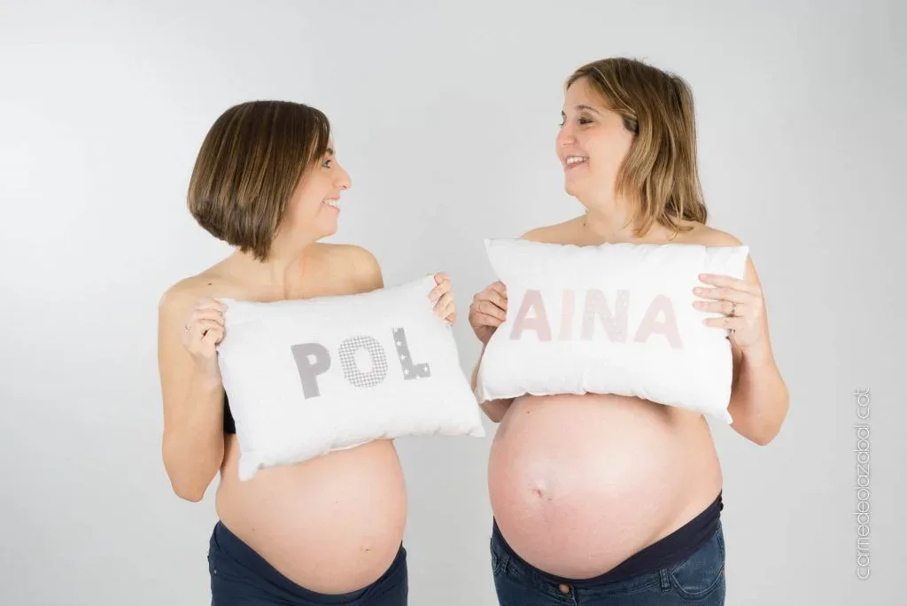 El títol d’una pel·lícula? Dues germanes embarassades 3 sesion fotos hermanas embarazadas
